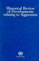 Tapa de Historical review of developments relating to aggression
