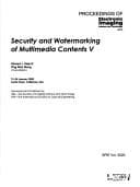 Tapa de Security and watermarking of multimedia contents V