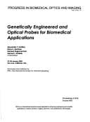 Tapa de Genetically engineered and optical probes for biomedical applications