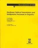Tapa de Nonlinear optical transmission and multiphoton processes in organics
