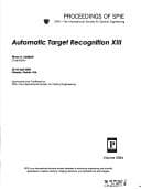 Tapa de Automatic target recognition XIII