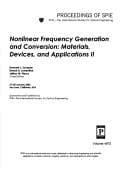Tapa de Nonlinear frequency generation and conversion