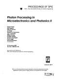 Tapa de Photon processing in microelectronics and photonics II