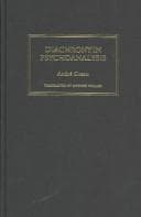 Tapa de Diachrony in psychoanalysis