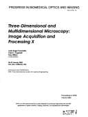 Tapa de Three-dimensional and multidimensional microscopy