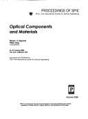 Tapa de Optical components and materials