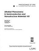 Tapa de Ultrafast phenomena in semiconductors and nanostructure materials VIII