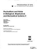 Tapa de Fluctuations and noise in biological, biophysical, and biomedical systems II