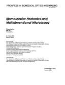 Tapa de Biomolecular photonics and multidimensional microscopy