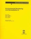 Tapa de Environmental monitoring and remediation III