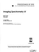Tapa de Imaging spectrometry IX
