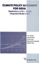 Tapa de Climate policy assessment for India