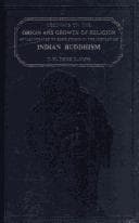 Tapa de Lectures on the origin and growth of religion as illustrated by some points in the history of Indian Buddhism