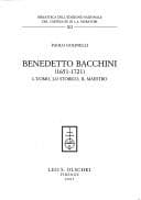 Tapa de Benedetto Bacchini (1651-1721)