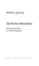 Tapa de Zärtliche Massaker
