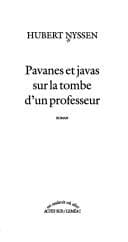 Tapa de Pavanes et javas sur la tombe d'un professeur