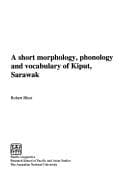 Tapa de A short morphology, phonology and vocabulary of Kiput, Sarawak