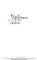 Tapa de Evaluation de programmes en prévention du suicide