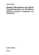 Tapa de Human movements and social transformation in southern Africa