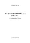 Tapa de Il cinema in profondità di campo