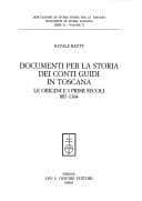 Tapa de Documenti per la storia dei conti Guidi in Toscana