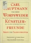 Tapa de Carl Hauptmann und seine Worpsweder Künstlerfreunde