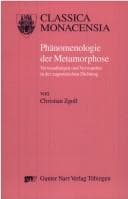 Tapa de Phänomenologie der Metamorphose