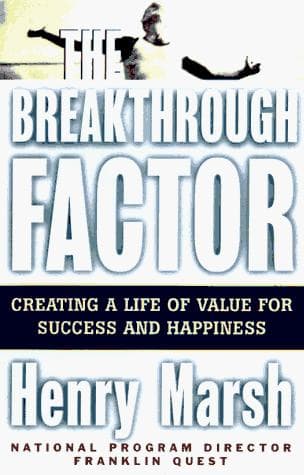 Tapa de The breakthrough factor