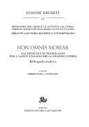 Tapa de Non omnis moriar