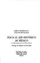 Tapa de Hacia el ser histórico de México