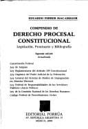 Tapa de Compendio de derecho procesal constitucional