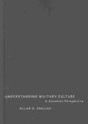 Tapa de Understanding military culture
