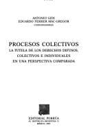 Tapa de Procesos colectivos