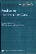 Tapa de Studien zu Plautus' "Cistellaria"
