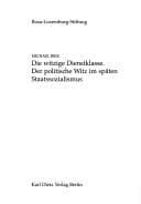 Tapa de Die witzige Dienstklasse