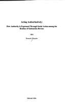 Tapa de Acting authoritatively