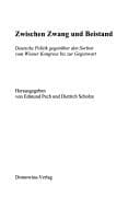 Tapa de Zwischen Zwang und Beistand