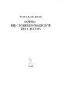 Tapa de Sappho, die gr osseren Fragmente des 1. Buches