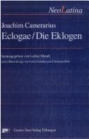 Tapa de Eclogae =