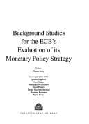 Tapa de Background studies for the ECB's evaluation of its monetary policy strategy