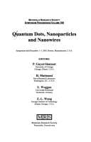 Tapa de Quantum dots, nanoparticles, and nanowires