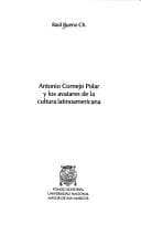 Tapa de Antonio Cornejo Polar y los avatares de la cultura latinoamericana