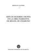 Tapa de Arte de escribir e ironia en la obra narrativa de Miguel de Unamuno