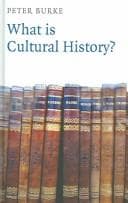 Tapa de What is cultural history?