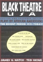 Tapa de Black Theatre, USA: Plays by African Americans