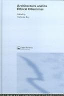 Tapa de Architecture and its ethical dilemmas