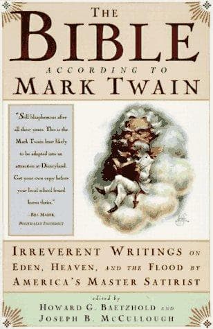 Tapa de The Bible According to Mark Twain