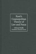 Tapa de Kant's cosmopolitan theory of law and peace