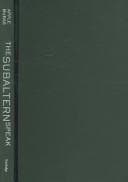 Tapa de The subaltern speak