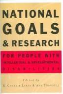 Tapa de National goals and research for persons with intellectual and developmental disabilities